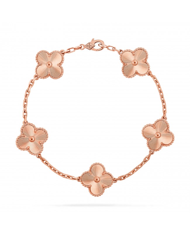 Bratara Van Cleef & Arpels Alhambra Vintage Rose Gold