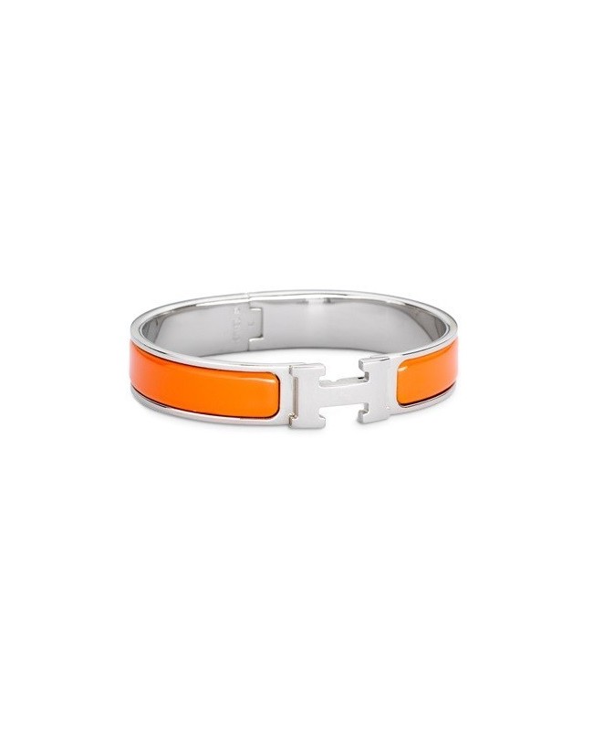 Hermes Click H Orange Silver