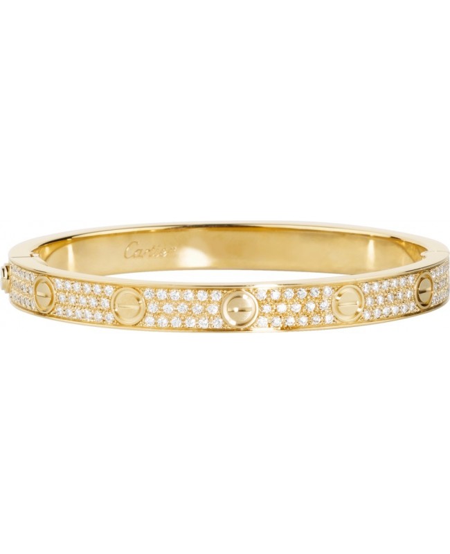 Cartier Love Bracelet - Diamonds Gold