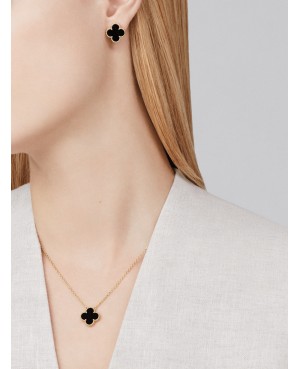 Colier Van Cleef & Arpels Alhambra Gold Onyx