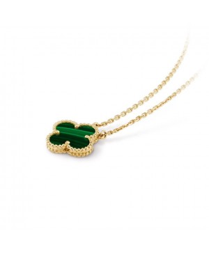 Colier Van Cleef & Arpels Alhambra Gold Green