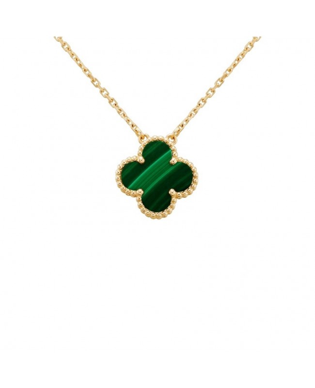 Colier Van Cleef & Arpels Alhambra Gold Green